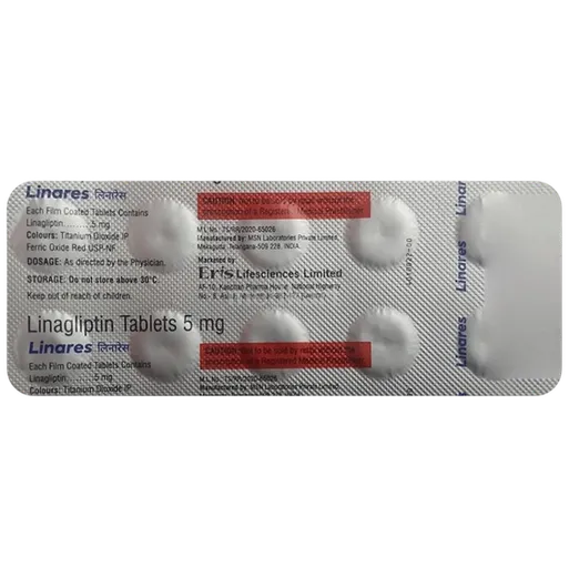 linares 5mg tablet 10's